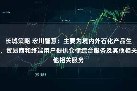 长城策略 宏川智慧：主要为境内外石化产品生产商、贸易商和终端用户提供仓储综合服务及其他相关服务